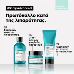 L`Oreal Professionnel Serie Expert Scalp Advanced Anti Oiliness Dermo Purifier Shampoo 300ml